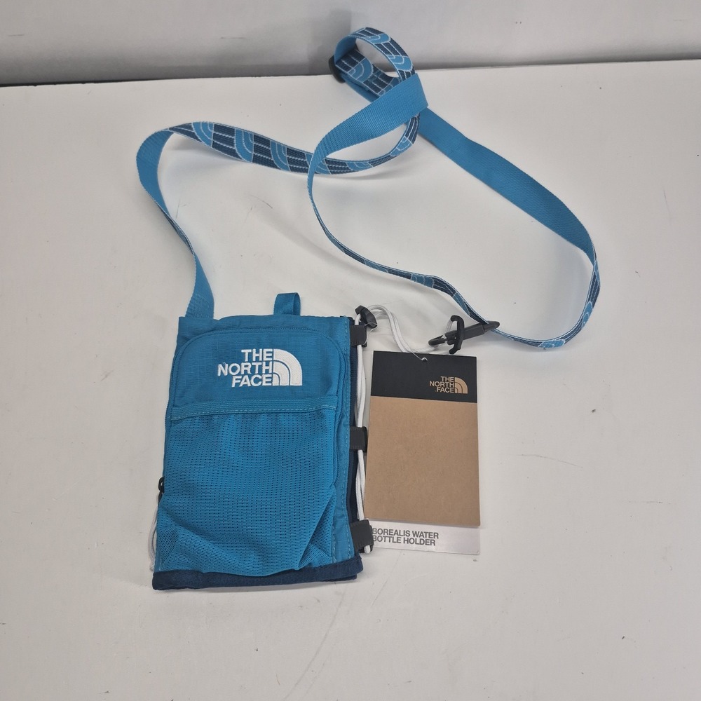 The North Face Borealis Water Bottle Crossbody Holder Midnight Petrol Blue New